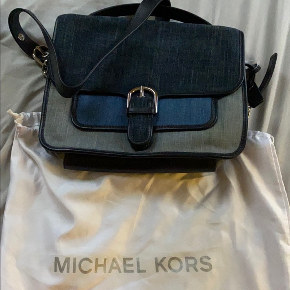 Brand New with tag Michael kors denim bag